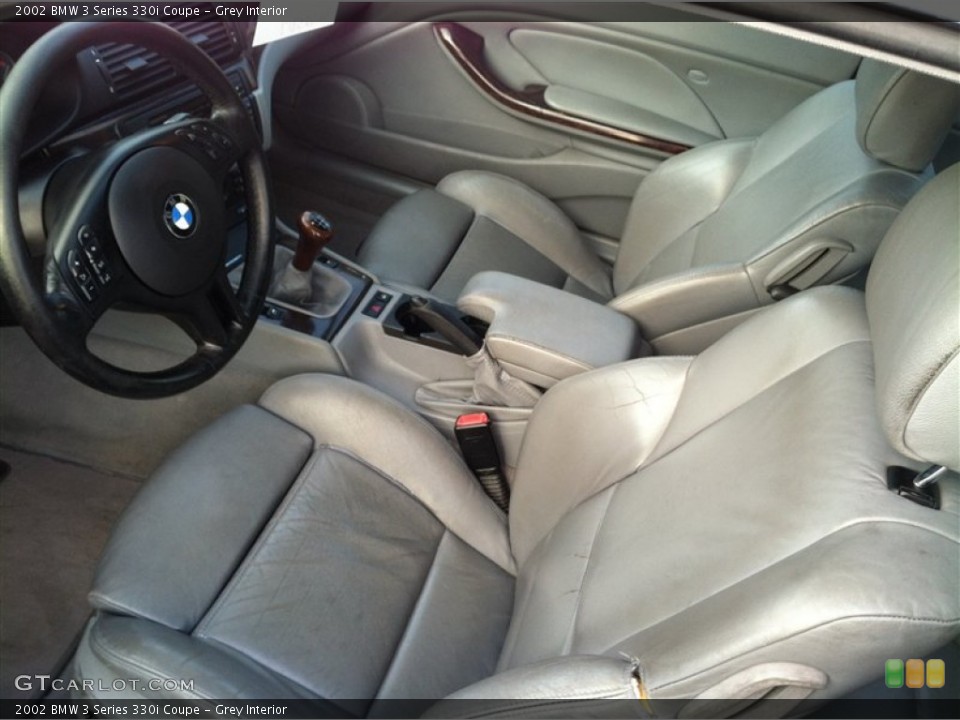 Grey Interior Prime Interior for the 2002 BMW 3 Series 330i Coupe #77654451