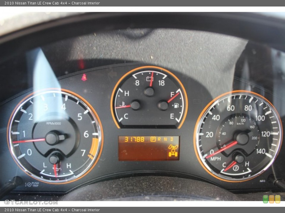 Charcoal Interior Gauges for the 2010 Nissan Titan LE Crew Cab 4x4 #77654724