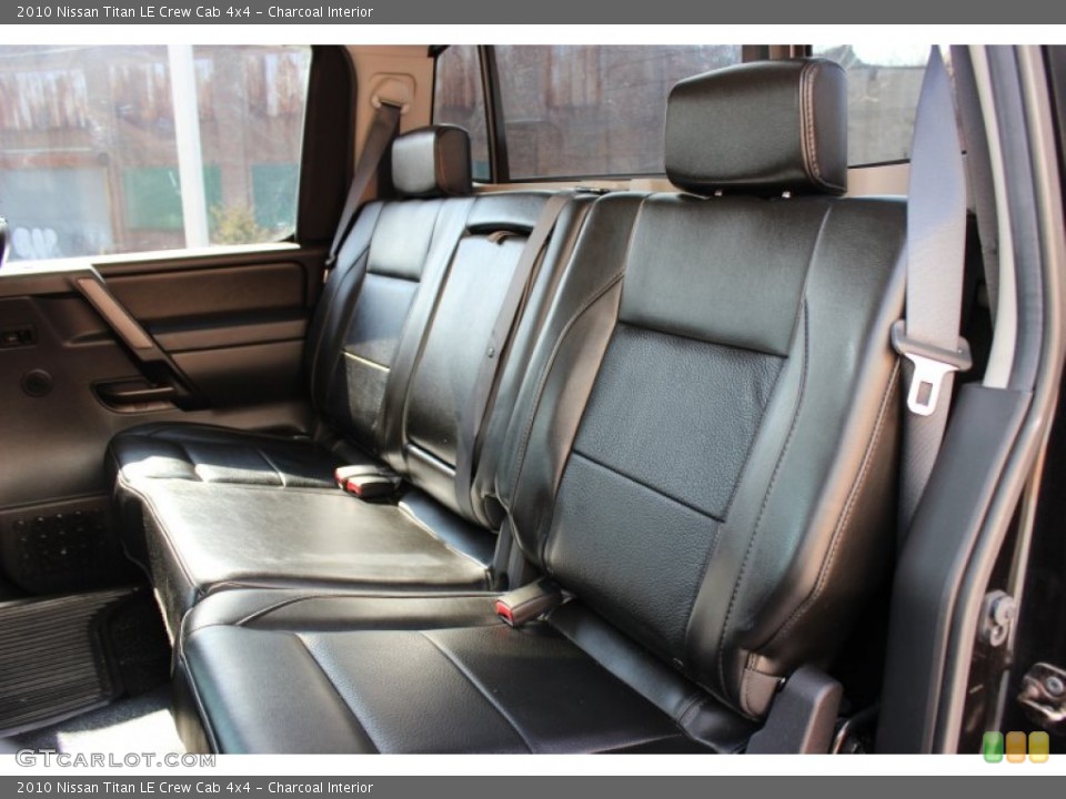 Charcoal Interior Rear Seat for the 2010 Nissan Titan LE Crew Cab 4x4 #77654823