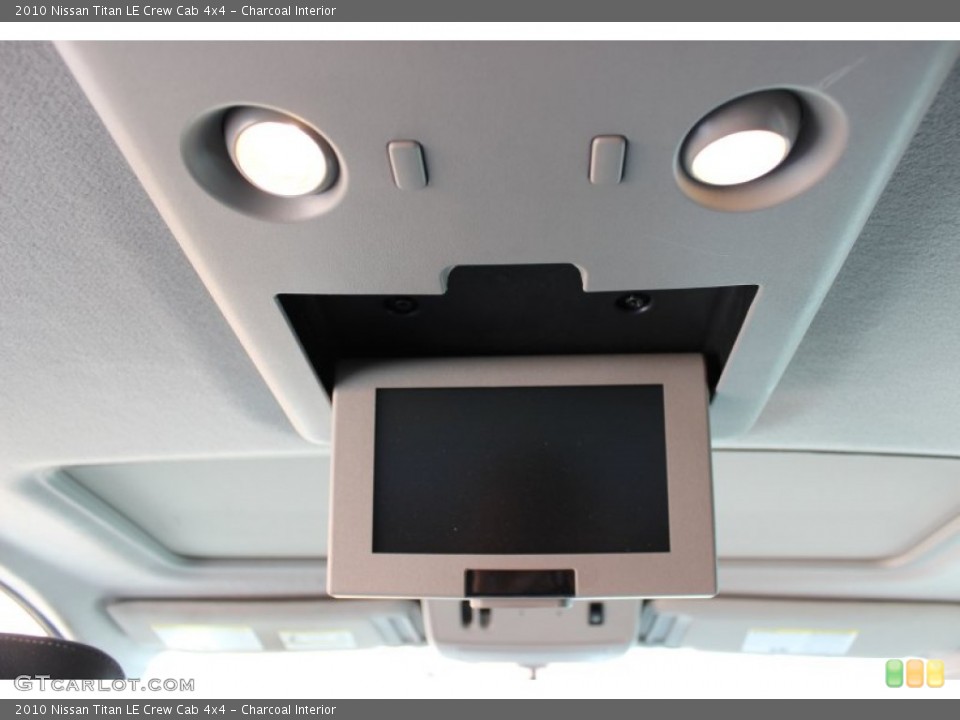Charcoal Interior Entertainment System for the 2010 Nissan Titan LE Crew Cab 4x4 #77655308