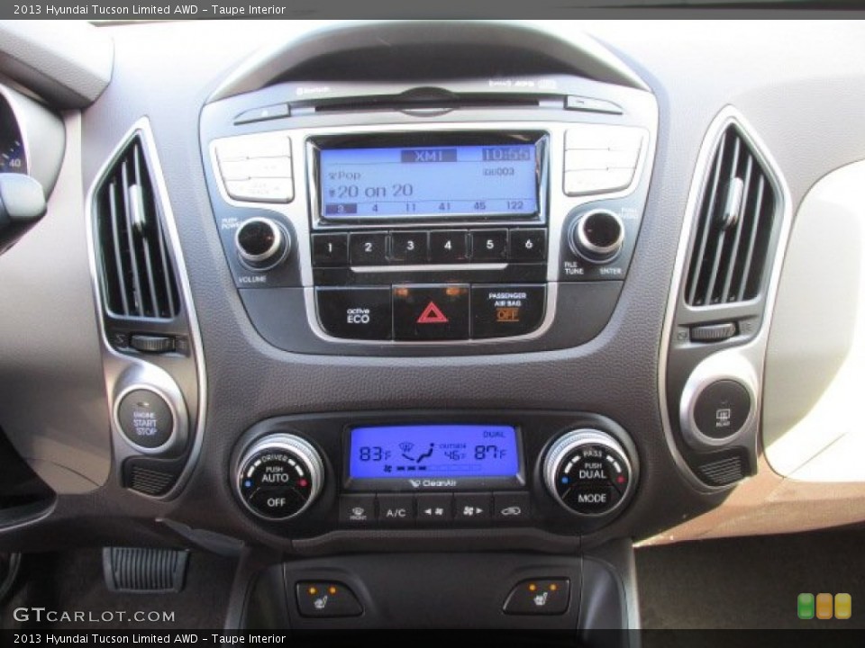 Taupe Interior Controls for the 2013 Hyundai Tucson Limited AWD #77655363