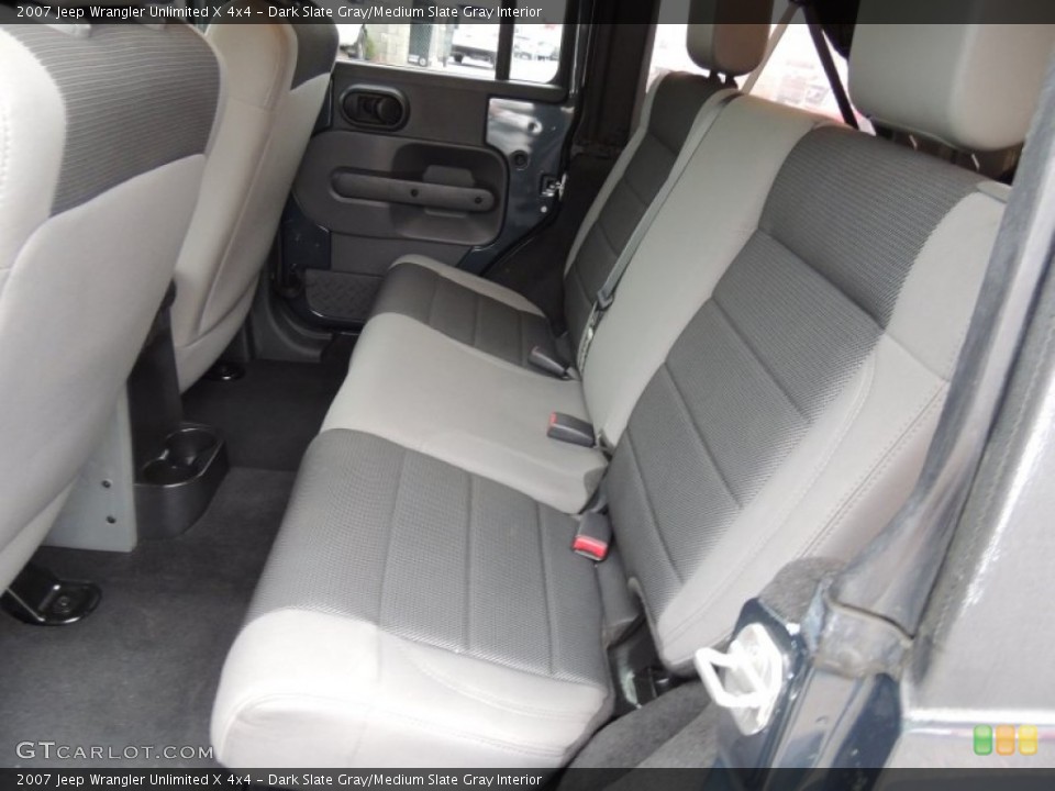 Dark Slate Gray Medium Slate Gray Interior Rear Seat For The