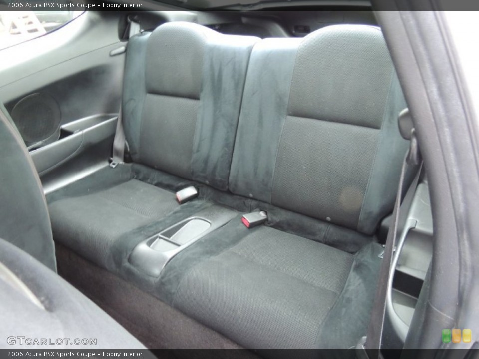 Ebony Interior Rear Seat for the 2006 Acura RSX Sports Coupe #77656310