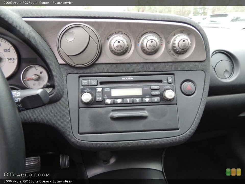 Ebony Interior Controls for the 2006 Acura RSX Sports Coupe #77656620