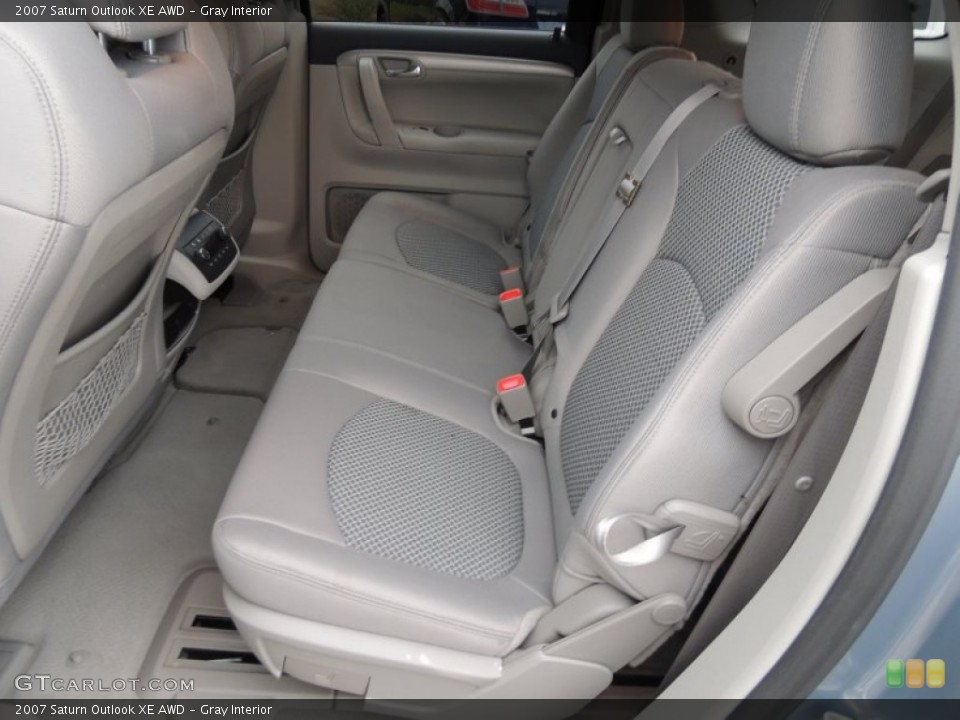 Gray Interior Rear Seat for the 2007 Saturn Outlook XE AWD #77656830