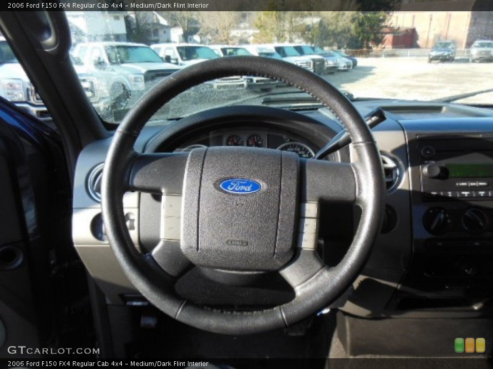 Medium/Dark Flint Interior Steering Wheel for the 2006 Ford F150 FX4 Regular Cab 4x4 #77659219