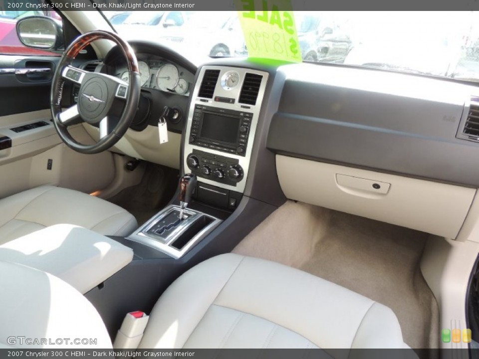 Dark Khaki/Light Graystone Interior Dashboard for the 2007 Chrysler 300 C HEMI #77659593