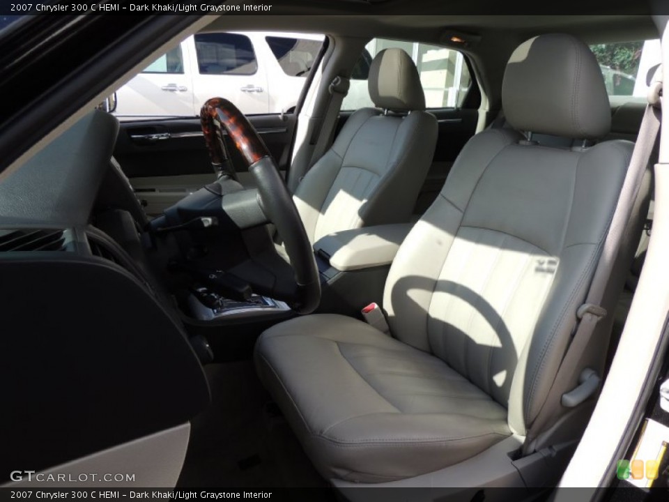 Dark Khaki/Light Graystone Interior Front Seat for the 2007 Chrysler 300 C HEMI #77659688