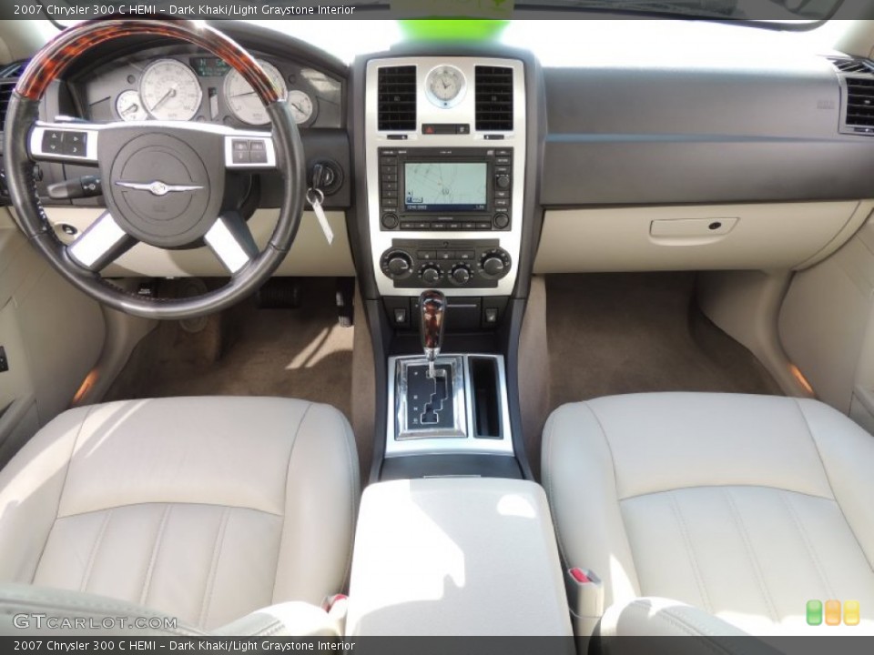 Dark Khaki/Light Graystone Interior Dashboard for the 2007 Chrysler 300 C HEMI #77659711