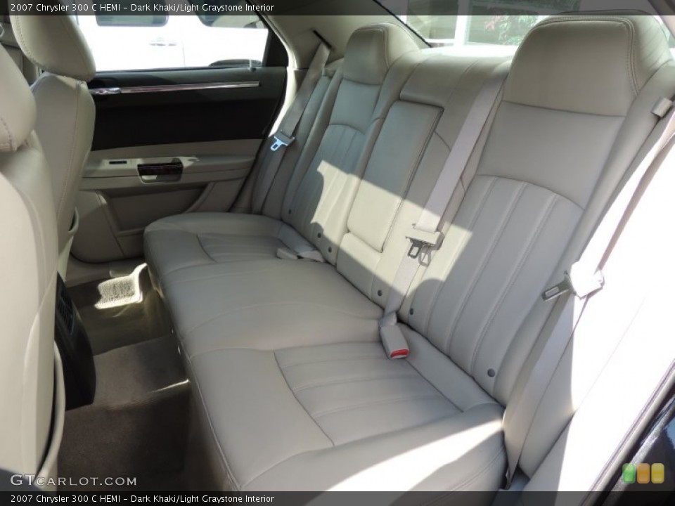 Dark Khaki/Light Graystone Interior Rear Seat for the 2007 Chrysler 300 C HEMI #77659887