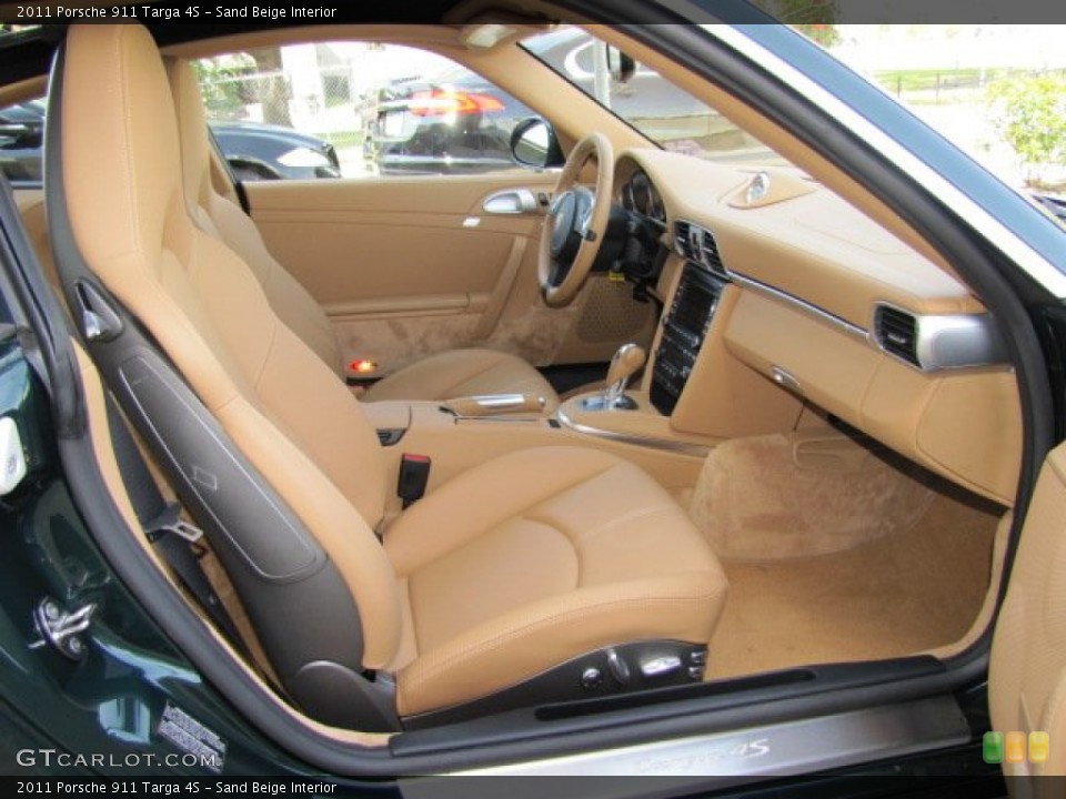 Sand Beige Interior Photo for the 2011 Porsche 911 Targa 4S #77660043