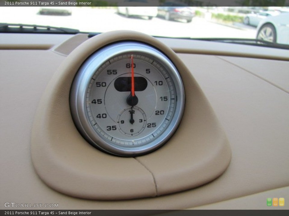 Sand Beige Interior Gauges for the 2011 Porsche 911 Targa 4S #77660343