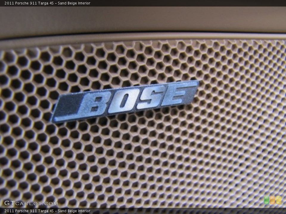 Sand Beige Interior Audio System for the 2011 Porsche 911 Targa 4S #77660583