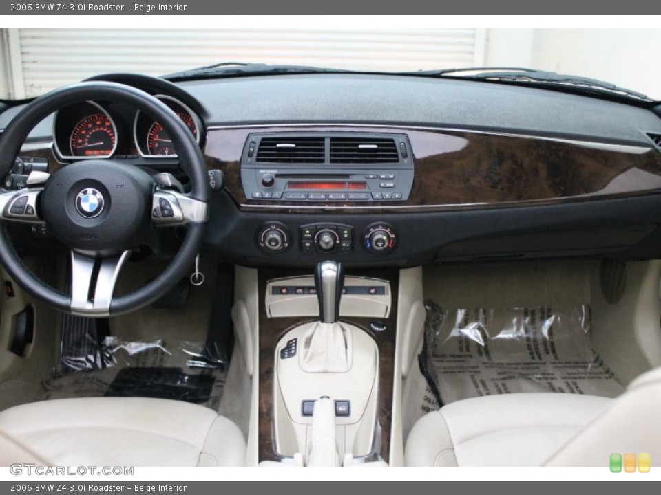 Beige Interior Dashboard for the 2006 BMW Z4 3.0i Roadster #77661132