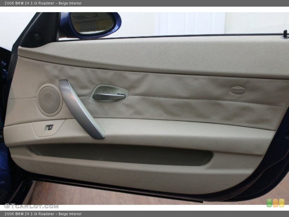 Beige Interior Door Panel for the 2006 BMW Z4 3.0i Roadster #77661300