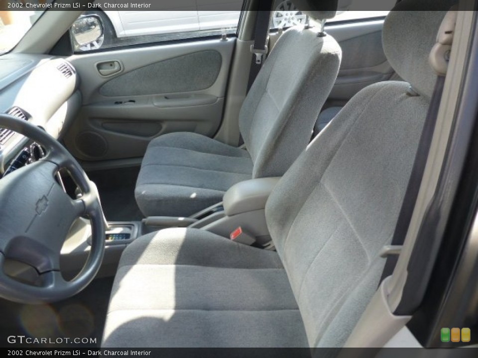 Dark Charcoal Interior Front Seat for the 2002 Chevrolet Prizm LSi #77661352