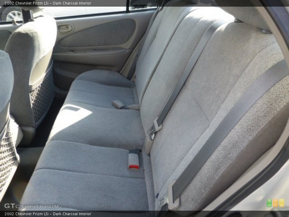 Dark Charcoal Interior Rear Seat for the 2002 Chevrolet Prizm LSi #77661372