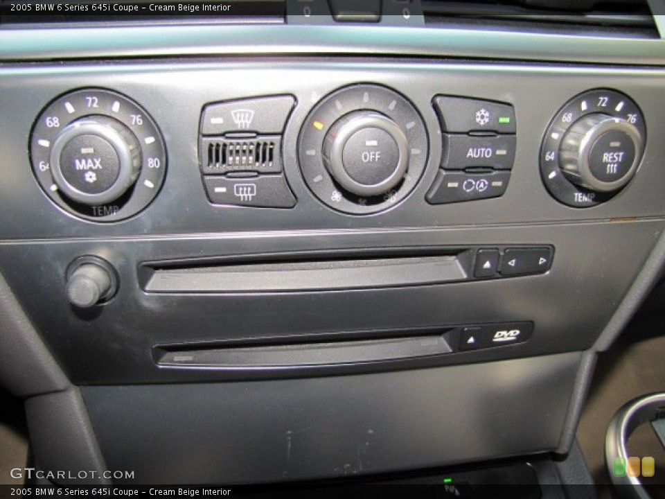 Cream Beige Interior Controls for the 2005 BMW 6 Series 645i Coupe #77662491