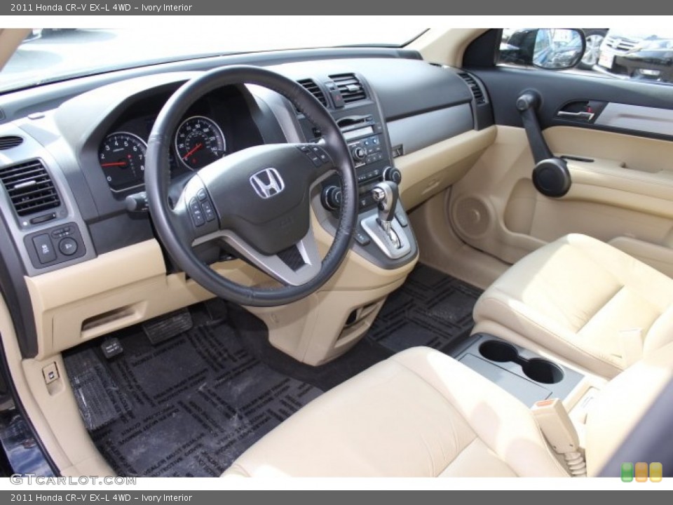 Ivory Interior Prime Interior for the 2011 Honda CR-V EX-L 4WD #77662932