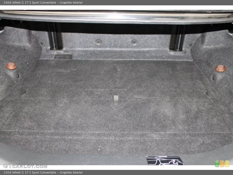 Graphite Interior Trunk for the 2009 Infiniti G 37 S Sport Convertible #77662950