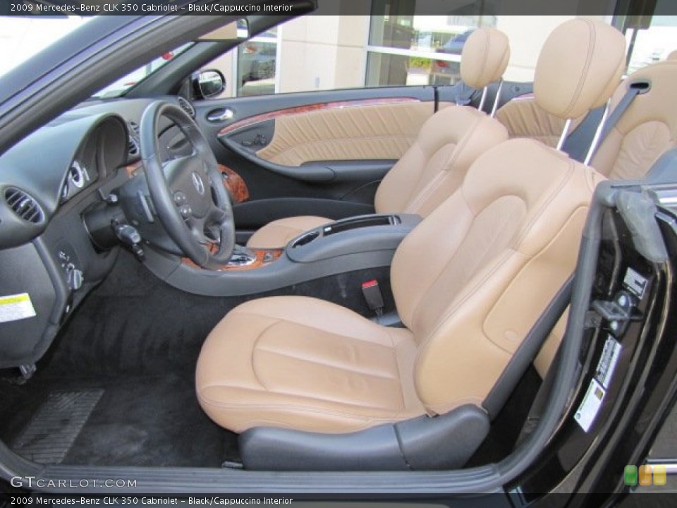 Black/Cappuccino Interior Photo for the 2009 Mercedes-Benz CLK 350 Cabriolet #77665134