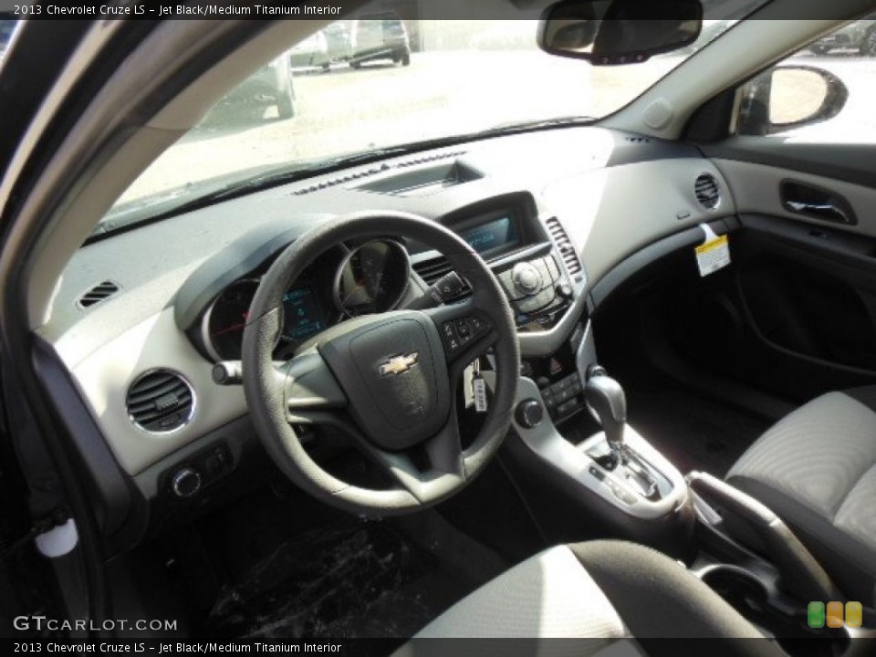 Jet Black/Medium Titanium Interior Prime Interior for the 2013 Chevrolet Cruze LS #77665203