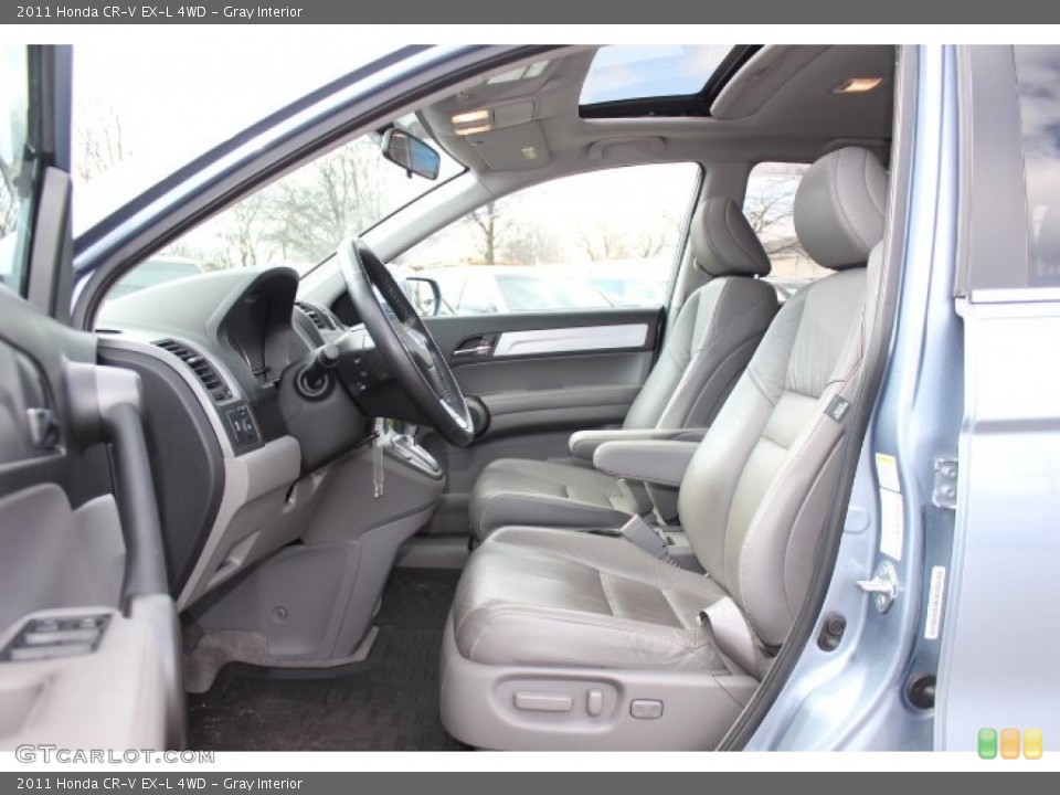 Gray Interior Front Seat for the 2011 Honda CR-V EX-L 4WD #77665296