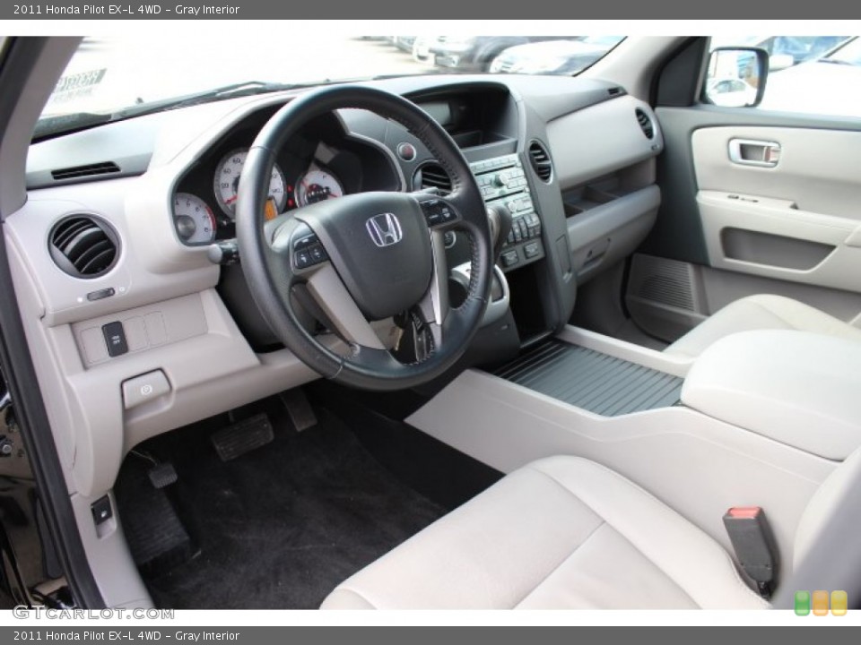 Gray Interior Prime Interior for the 2011 Honda Pilot EX-L 4WD #77665737