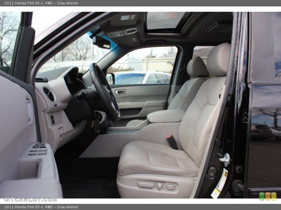 Gray Interior Front Seat for the 2011 Honda Pilot EX-L 4WD #77665755