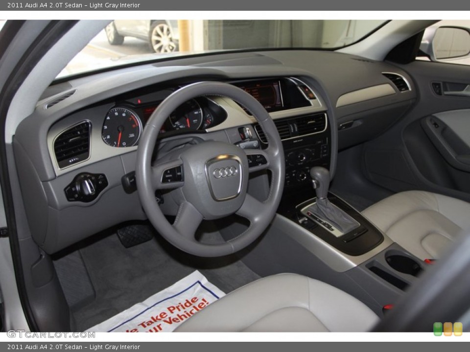 Light Gray 2011 Audi A4 Interiors