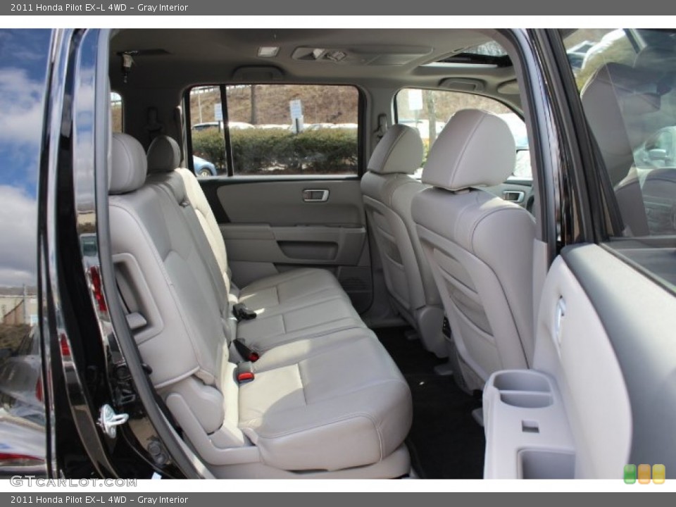 Gray Interior Rear Seat for the 2011 Honda Pilot EX-L 4WD #77665899