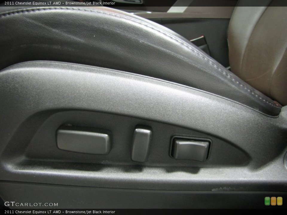 Brownstone/Jet Black Interior Controls for the 2011 Chevrolet Equinox LT AWD #77666835