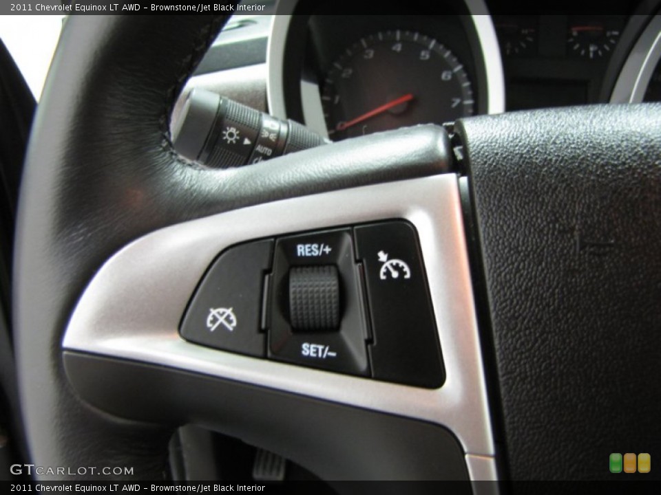 Brownstone/Jet Black Interior Controls for the 2011 Chevrolet Equinox LT AWD #77666952