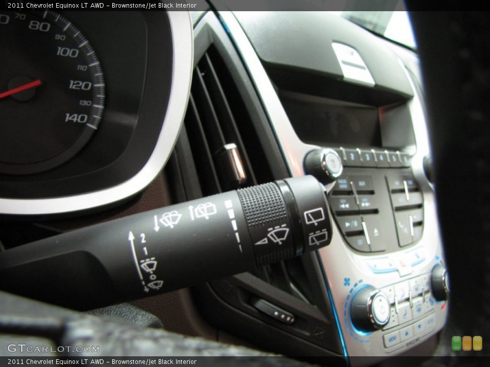 Brownstone/Jet Black Interior Controls for the 2011 Chevrolet Equinox LT AWD #77667012