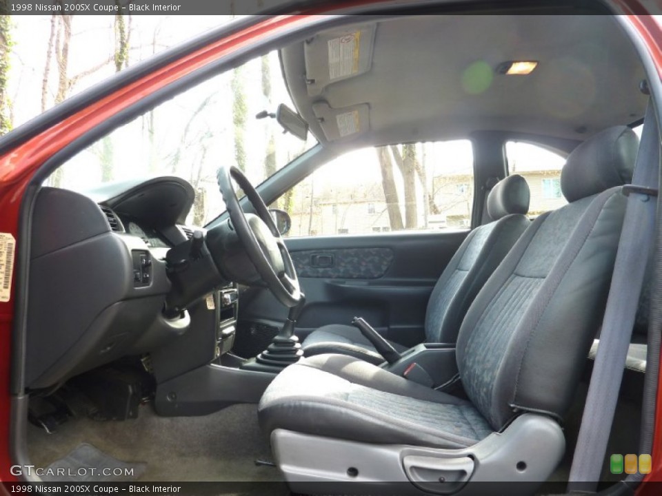 Black Interior Photo for the 1998 Nissan 200SX Coupe #77667015