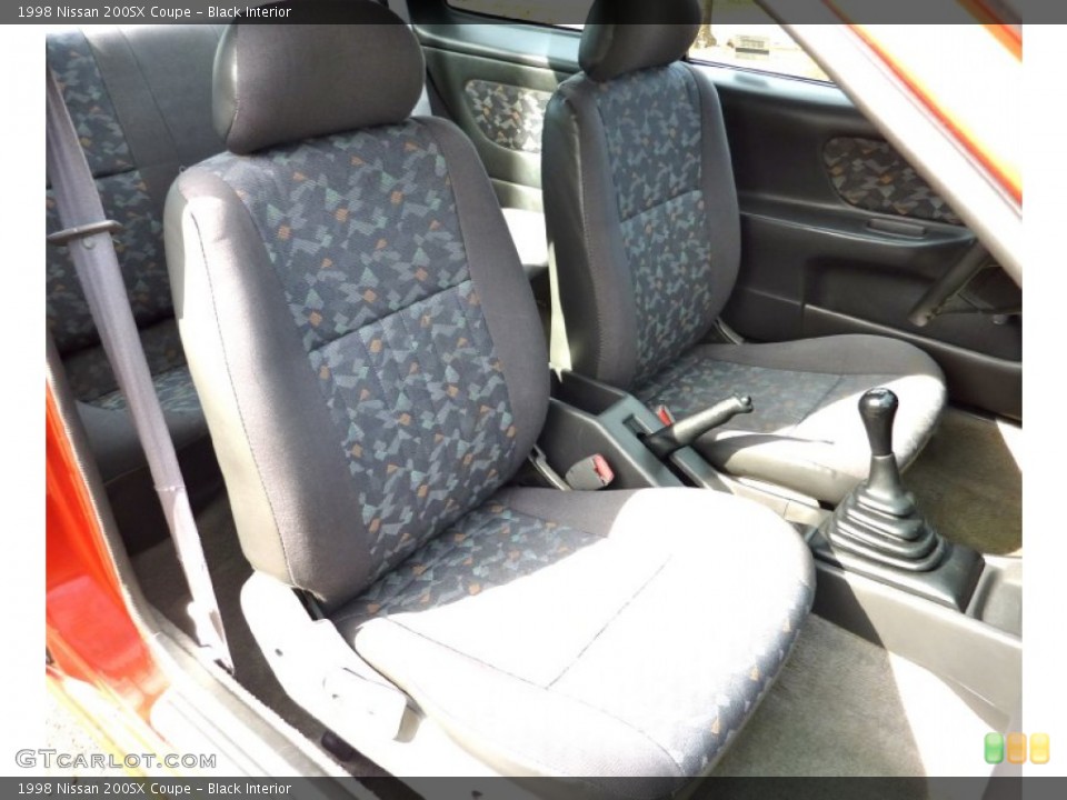 Black 1998 Nissan 200SX Interiors