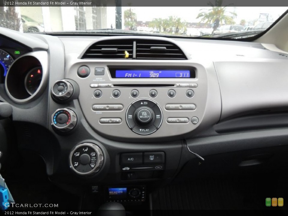 Gray Interior Controls for the 2012 Honda Fit  #77668293