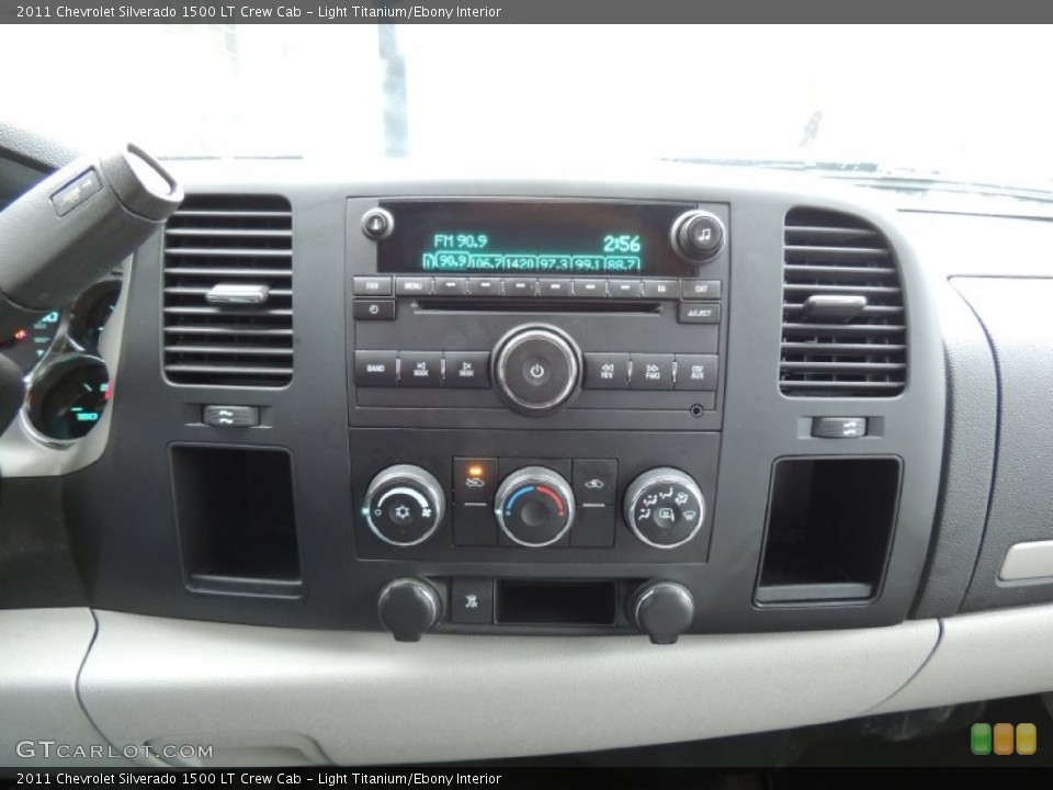Light Titanium/Ebony Interior Controls for the 2011 Chevrolet Silverado 1500 LT Crew Cab #77668773