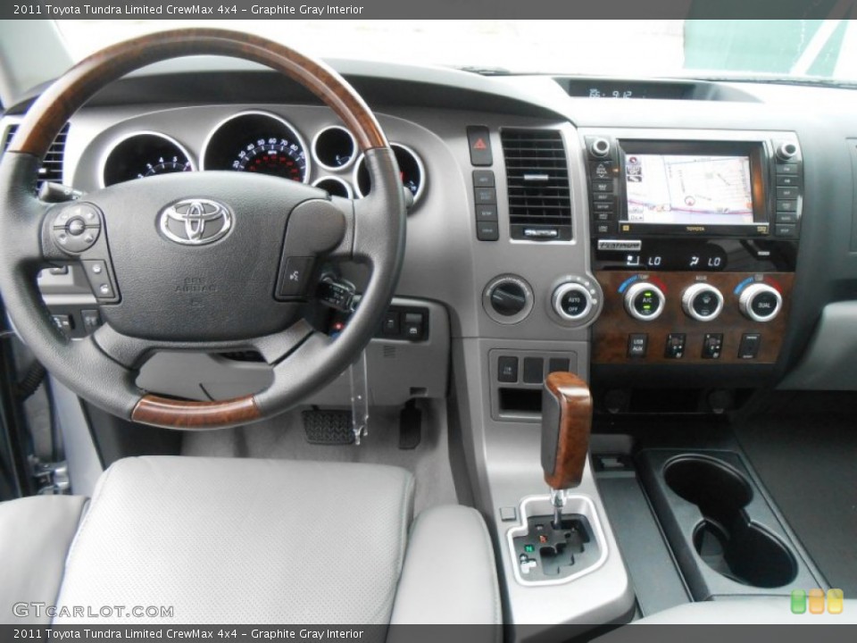 Graphite Gray Interior Dashboard for the 2011 Toyota Tundra Limited CrewMax 4x4 #77668923
