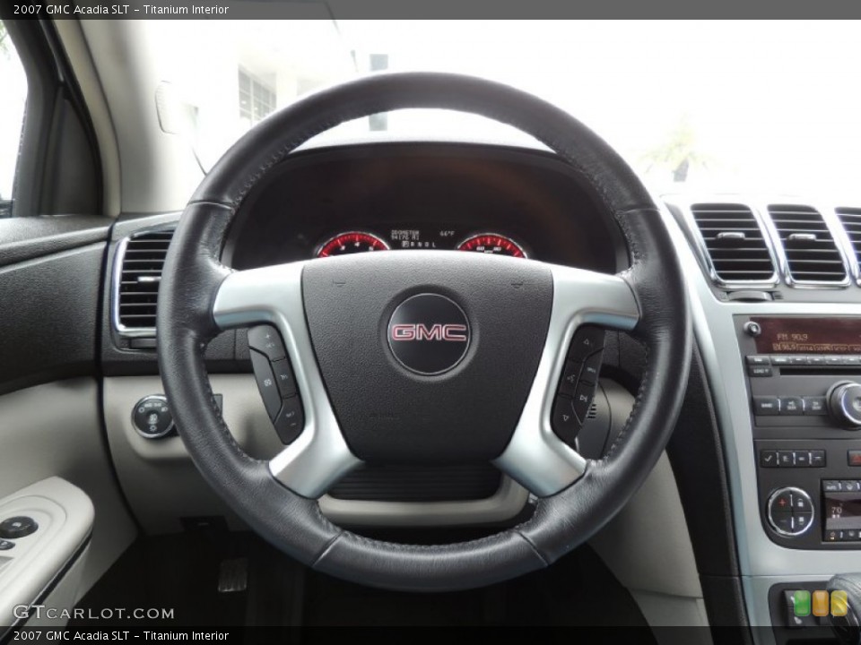 Titanium Interior Steering Wheel for the 2007 GMC Acadia SLT #77670036