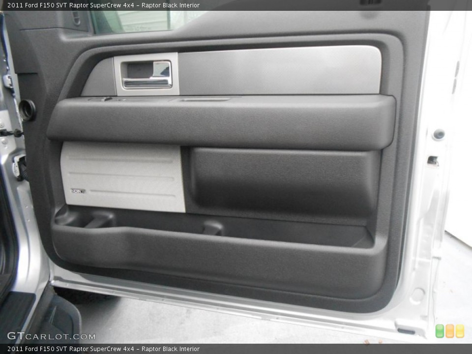 Raptor Black Interior Door Panel for the 2011 Ford F150 SVT Raptor SuperCrew 4x4 #77673160