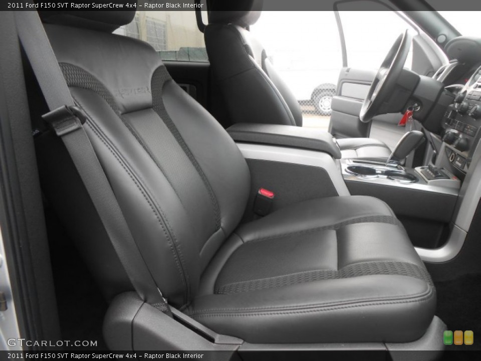 Raptor Black Interior Front Seat for the 2011 Ford F150 SVT Raptor SuperCrew 4x4 #77673174