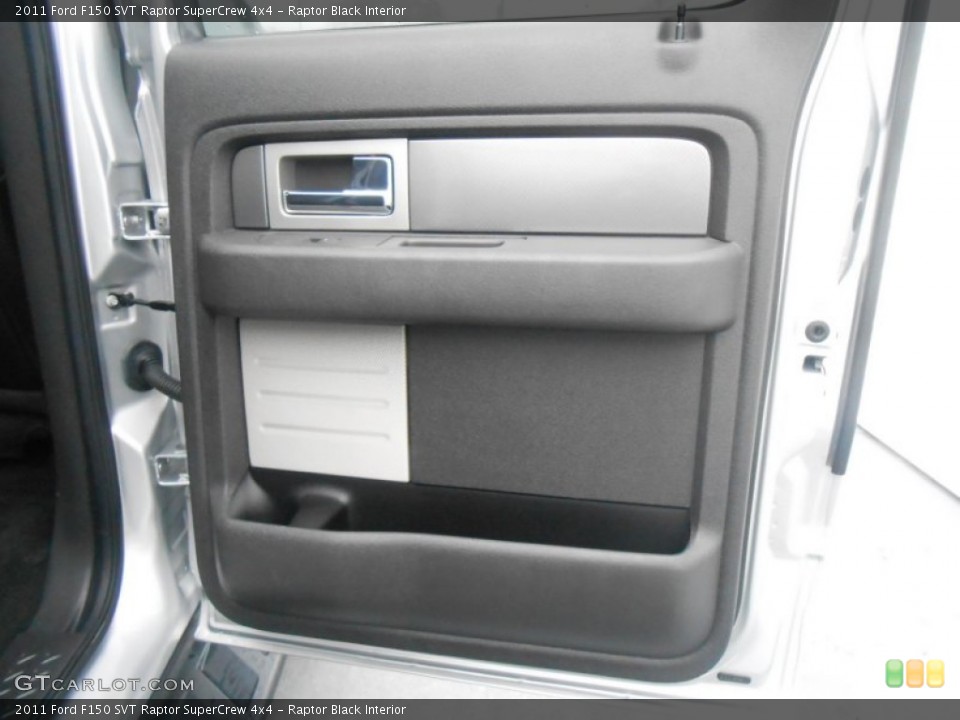 Raptor Black Interior Door Panel for the 2011 Ford F150 SVT Raptor SuperCrew 4x4 #77673181