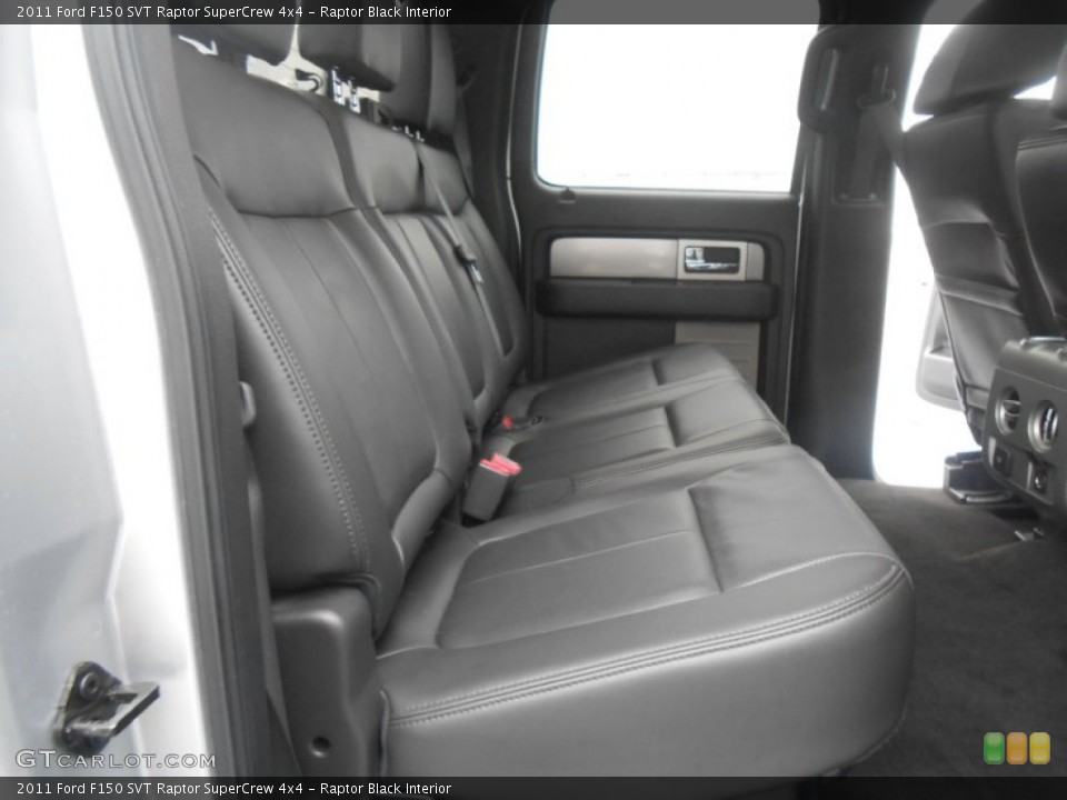 Raptor Black Interior Rear Seat for the 2011 Ford F150 SVT Raptor SuperCrew 4x4 #77673187