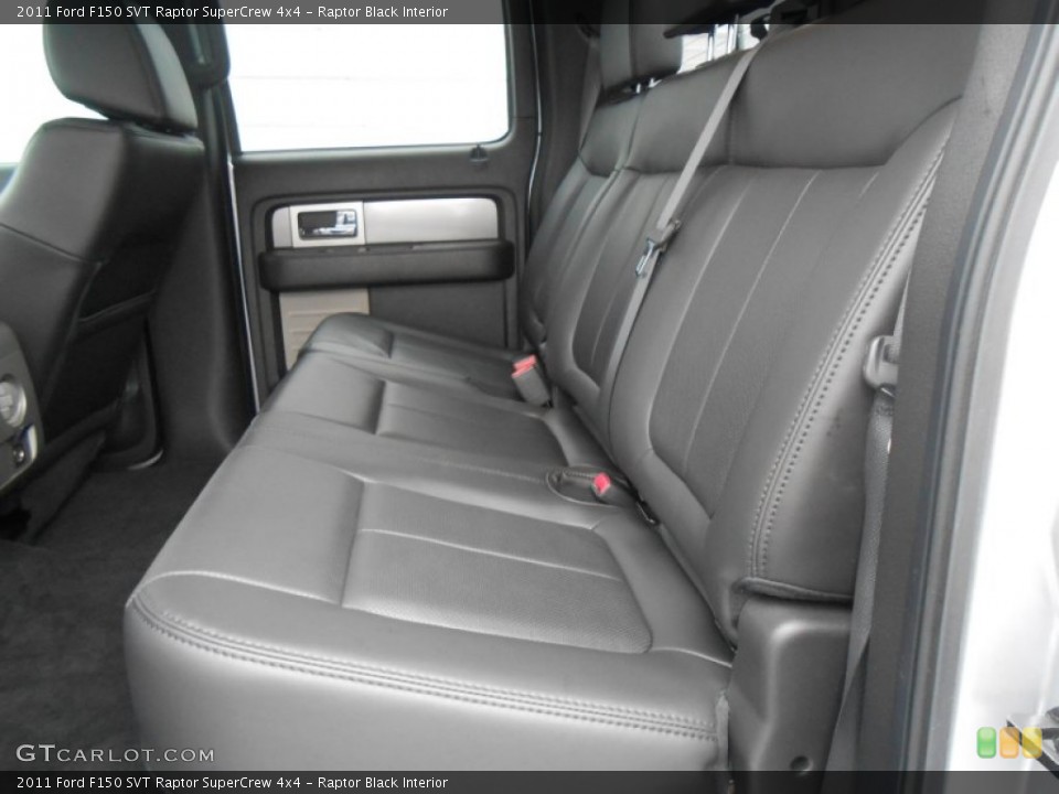 Raptor Black Interior Rear Seat for the 2011 Ford F150 SVT Raptor SuperCrew 4x4 #77673204