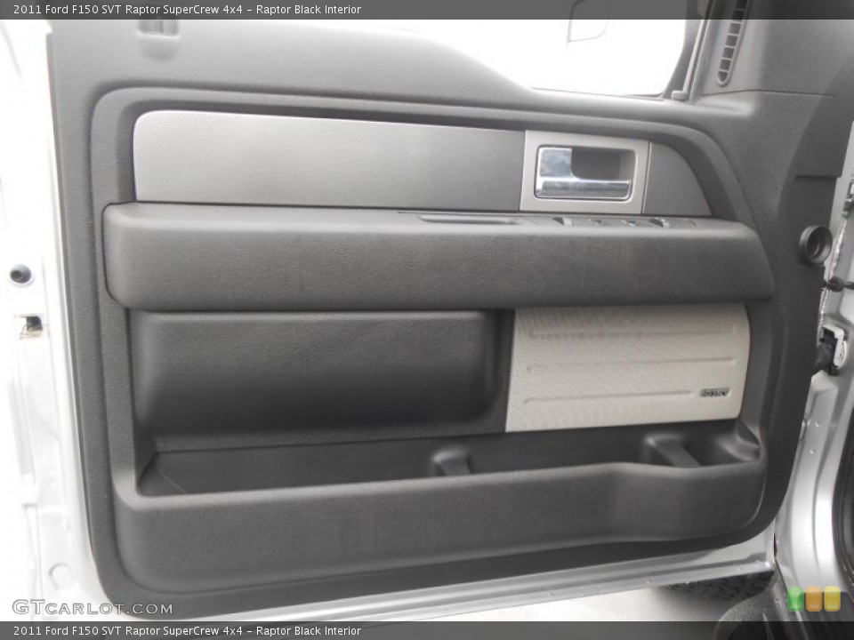 Raptor Black Interior Door Panel for the 2011 Ford F150 SVT Raptor SuperCrew 4x4 #77673213