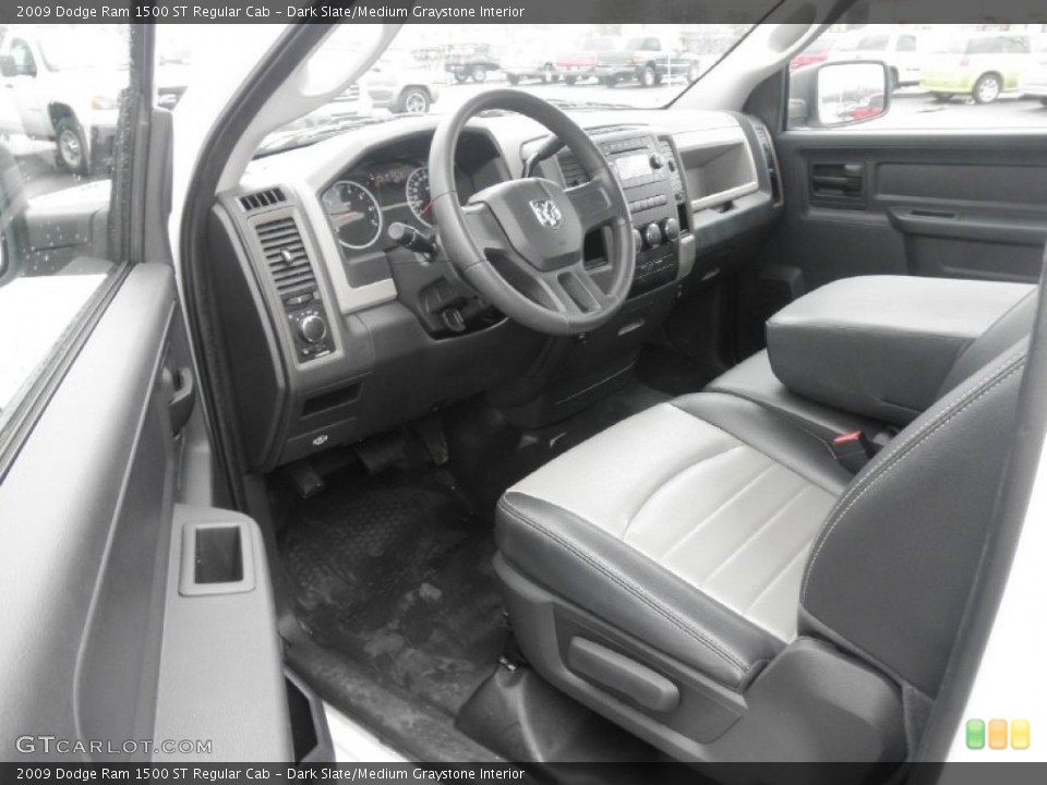Dark Slate/Medium Graystone Interior Prime Interior for the 2009 Dodge Ram 1500 ST Regular Cab #77675747