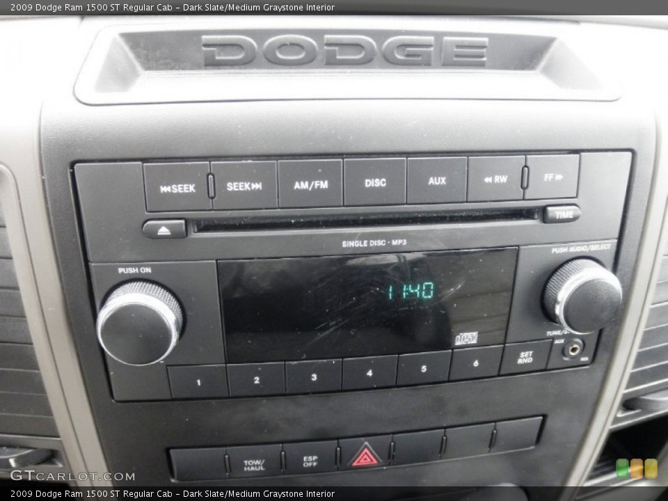 Dark Slate/Medium Graystone Interior Audio System for the 2009 Dodge Ram 1500 ST Regular Cab #77675794