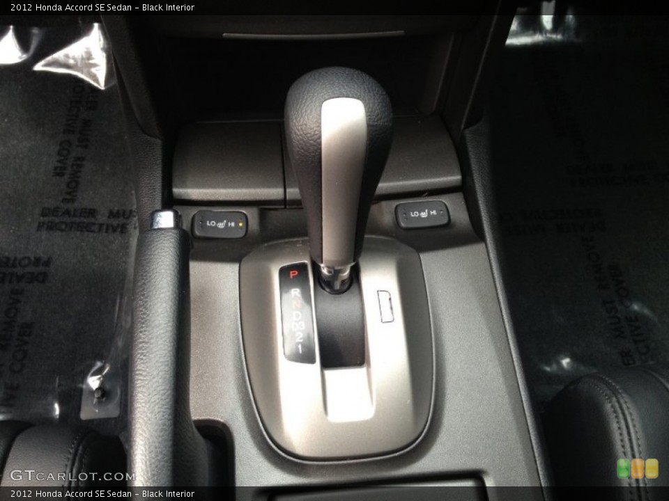 Black Interior Transmission for the 2012 Honda Accord SE Sedan #77675898