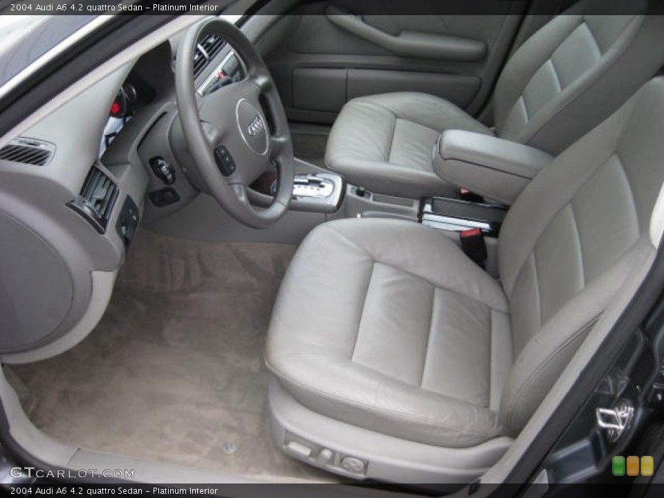 Platinum Interior Photo for the 2004 Audi A6 4.2 quattro Sedan #77675916